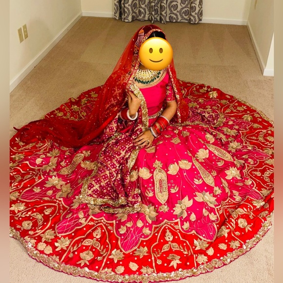 Ombre Bridal Lehenga - Picture 1 of 5